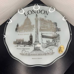 Vintage London England Collectible City Plate Decorative Collector Souvenir